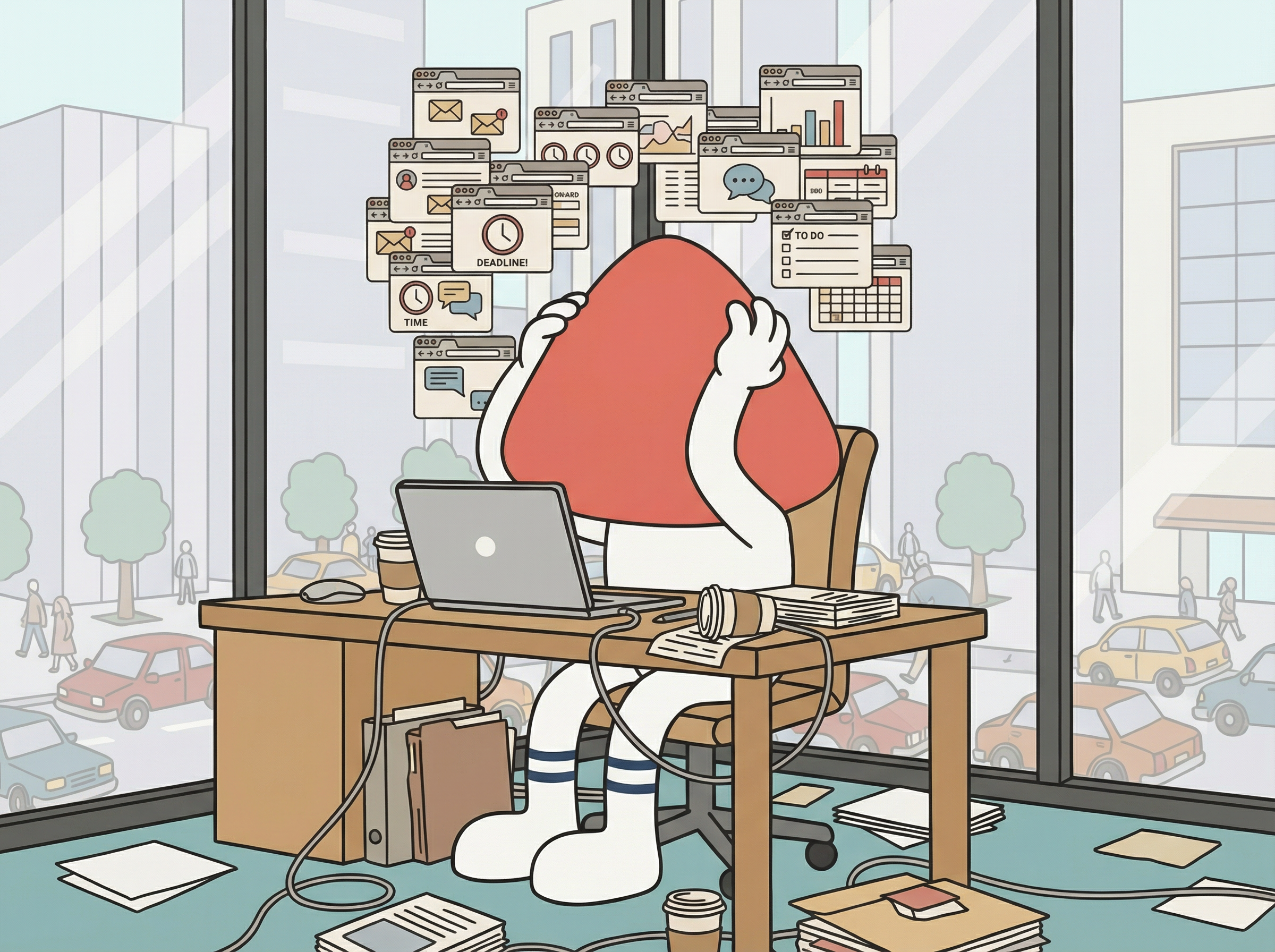 Cuando tienes mil cosas en la cabeza y ninguna claridad