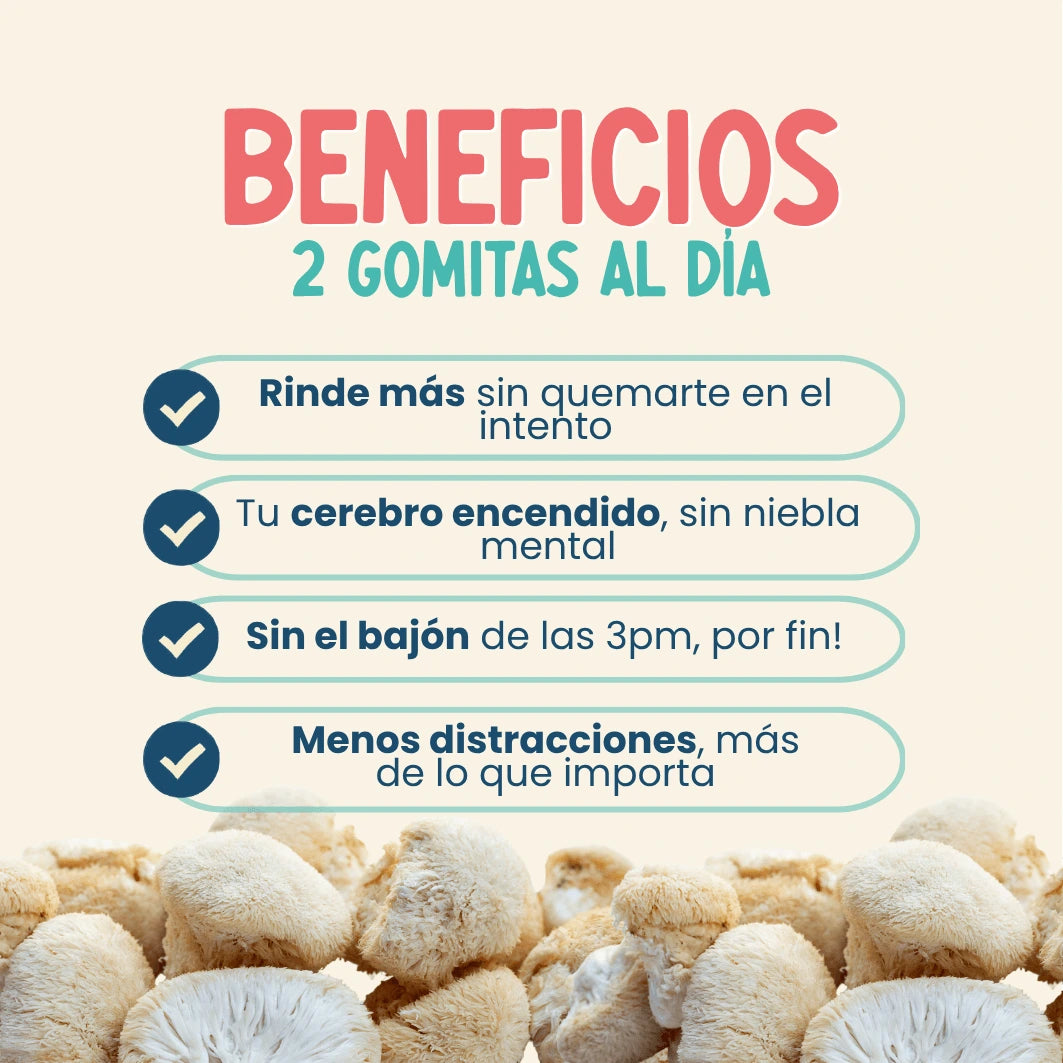 Gomitas Para Recuperar Tu Concentración y claridad mental