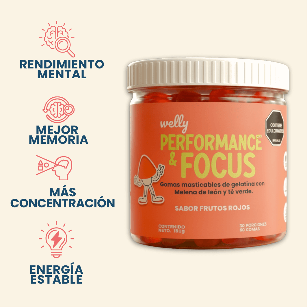 Gomitas de Melena de León para potenciar tu cerebro.