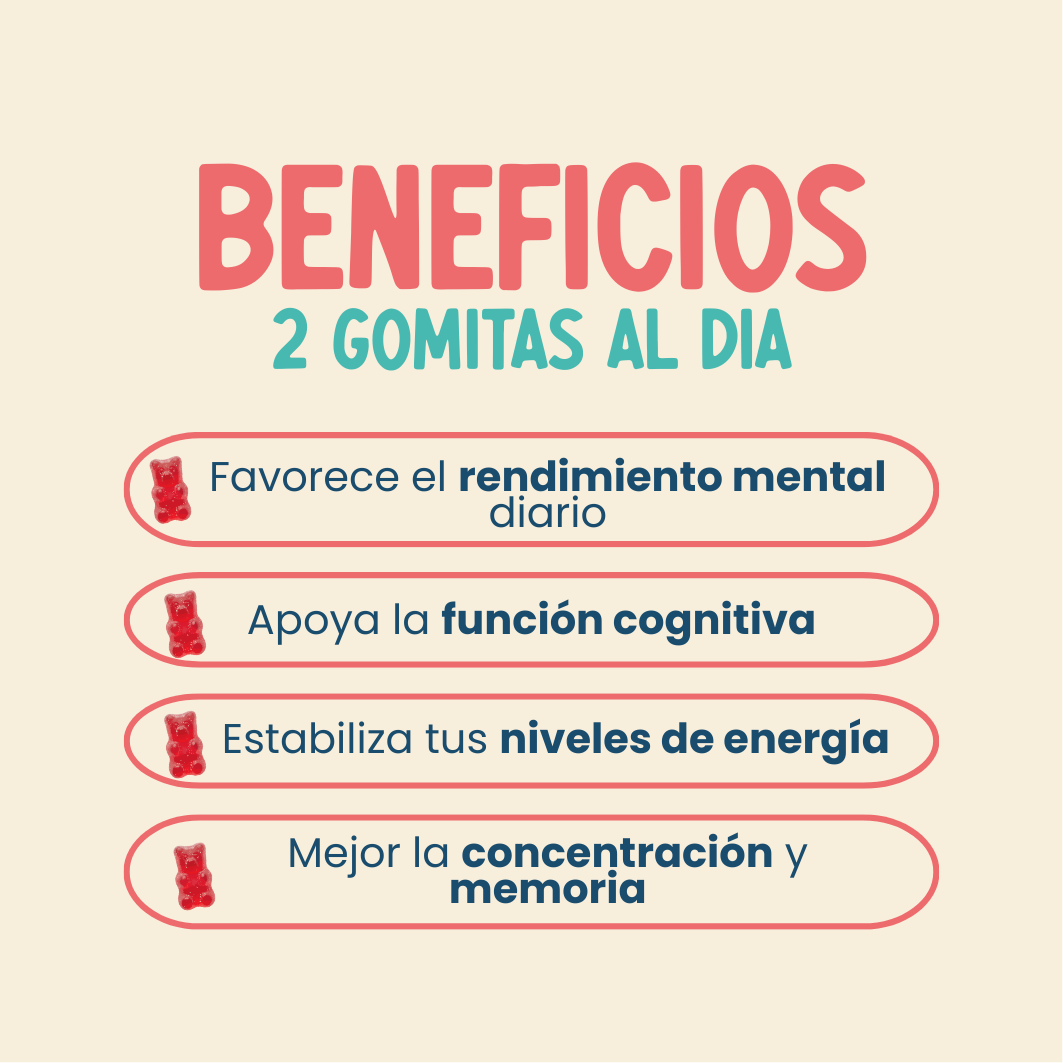 Gomitas para despertar tu cerebro.